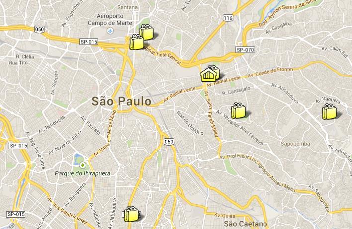 1. Tendências e perspectivas macroeconômicas Região Leste - Shoppings Centers Segundo a SPTuris, a cidade de São Paulo possui 53 shoppings centers, que representam tanto centros de compras, como