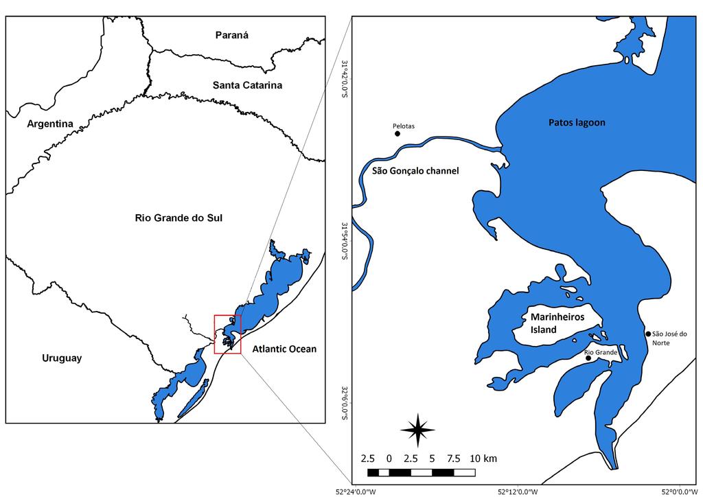 2 Biota Neotrop., 18(1): e20170430, 2018 Quintela, F. et al. Brazilian coast. Sampling efforts on anuran (Quintela et al. 2007, 2009, Bernardo-Silva et al. 2012, Dalmolin et al.