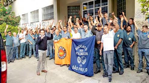 diretamente com a empresa (G10) e a contribuição para o Sindicato MAIS AÇÕES NAS FÁBRICAS MIGUEL BELMIRO GREVE