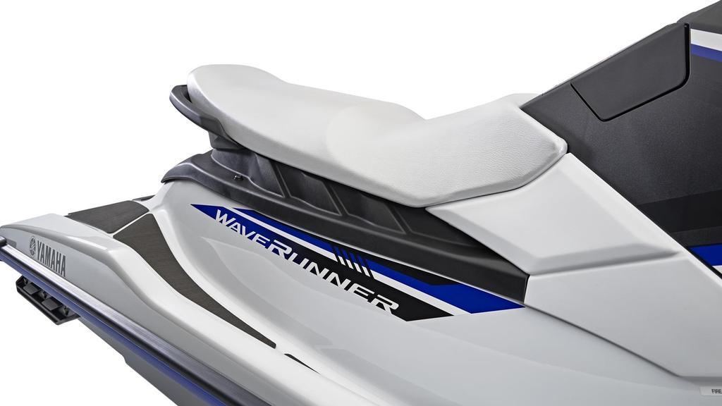 um veículo da Yamaha. Bomba de jato hiperfluxo - toda a pressão necessária A manobrabilidade excelente e a fantástica performance têm constituído traços distintivos da WaveRunner da Yamaha.