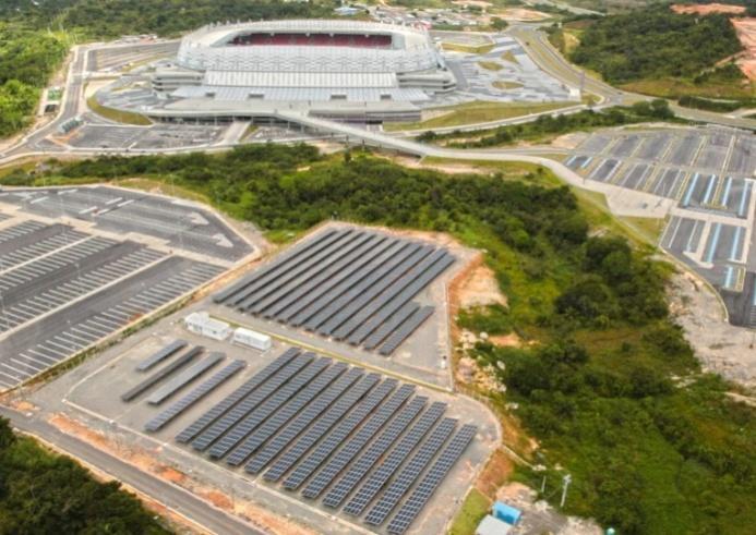 Potência: 1,5 MWp Arena