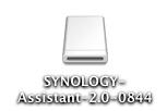 Synology Assistant-SYNOLOGY.dmg, no ambiente de trabalho.