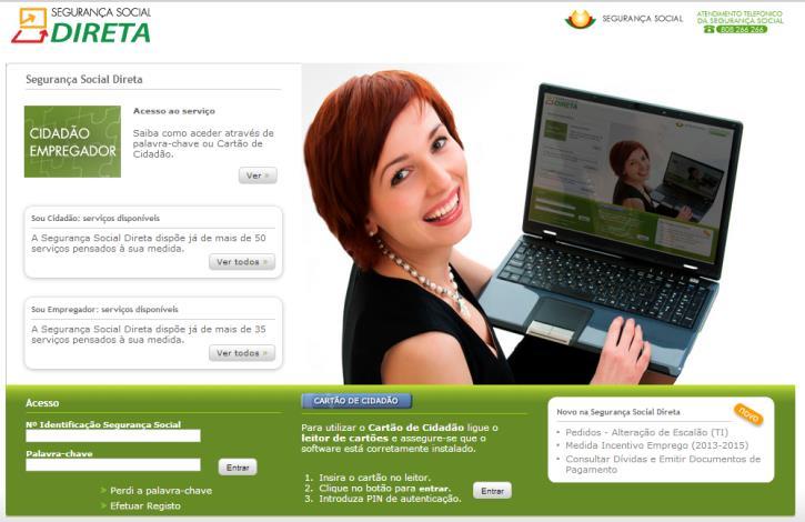 Empresa Ponto de contacto online