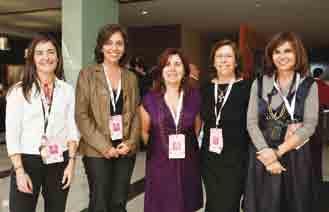 52.º Congresso Português de Oftalmologia Grupo de Estudos da Retina organiza Curso sobre OCT Dr. as Rita Flores, Ângela Carneiro, Angelina Meireles, Elisete Brandão e Maria João Veludo (da esq.