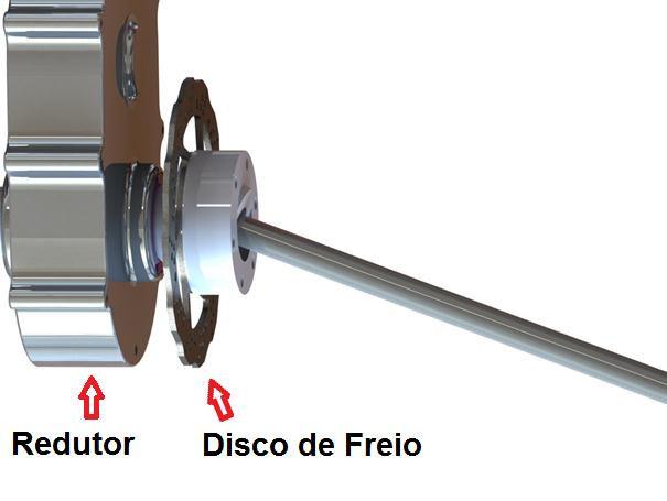 Figura 12. Sistema de barra de direção com pinhão e cremalheira O sistema de feio escolhido foi o freio a disco.