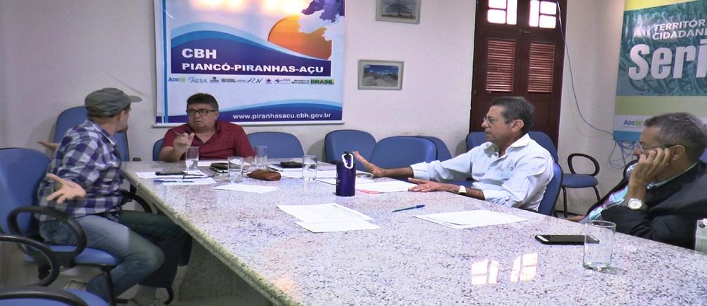 Presidente do CBH PPA participa de reunião na Agência Nacional de Água - ANA O presidente do Comitê da Bacia Hidrográfica do Piancó-Piranhas-Açu, Paulo Varella, participou de reuniões a diretoria e