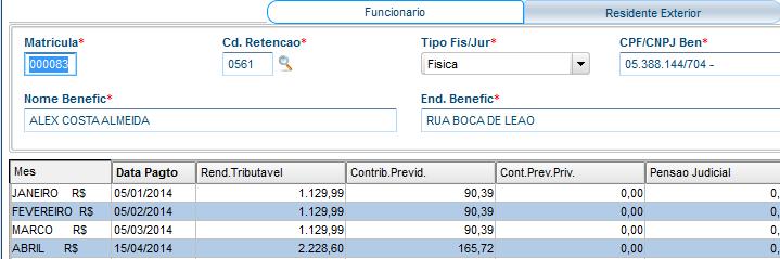 pagamento. 5.1.4.2 Manutenção Arquivo 5.2.Conferência dos valores de PLR 5.