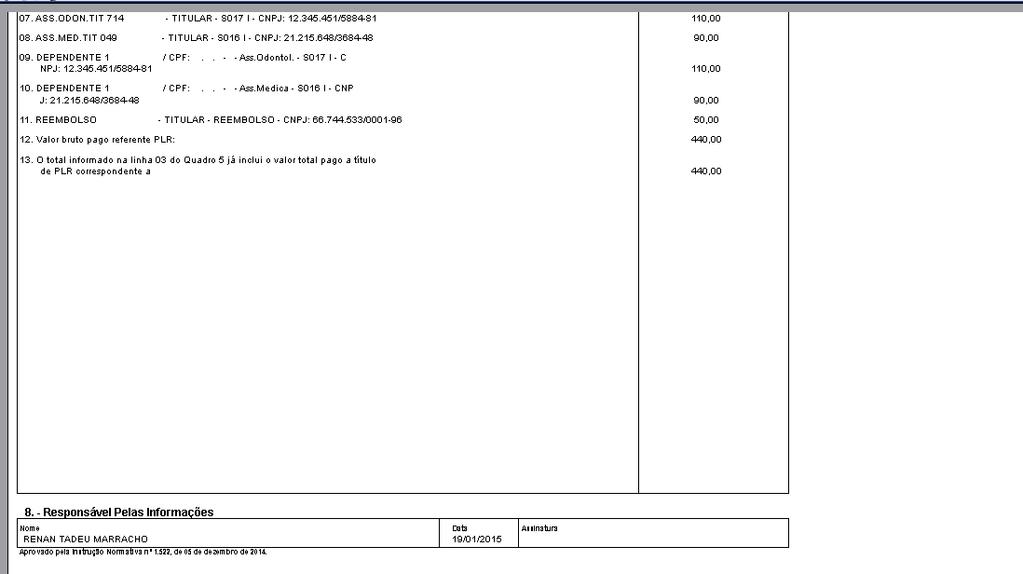 9- Configurações do informe de rendimentos no portal Acessar o módulo SIGATCF (Terminal de