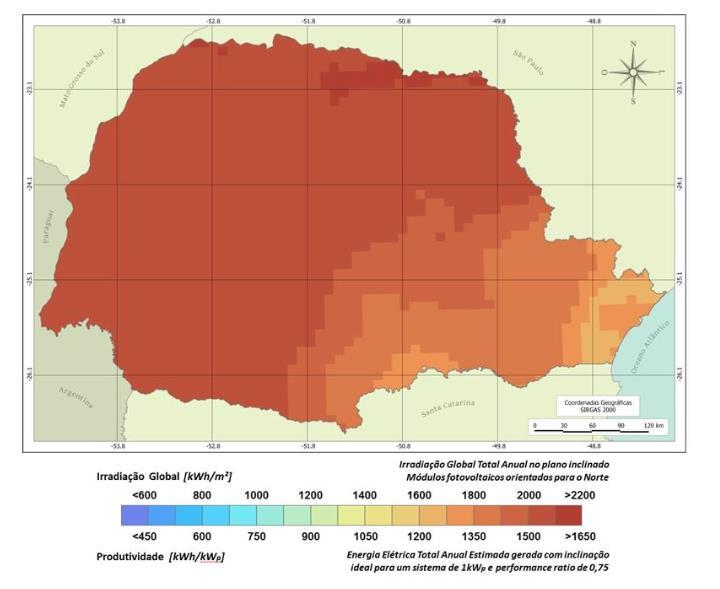 Uma das dificuldades encontradas pelos pesquisadores na área de fotovoltaica é a realizar a comparação entre os mapas elaborados com mapas de outros países ou regiões.