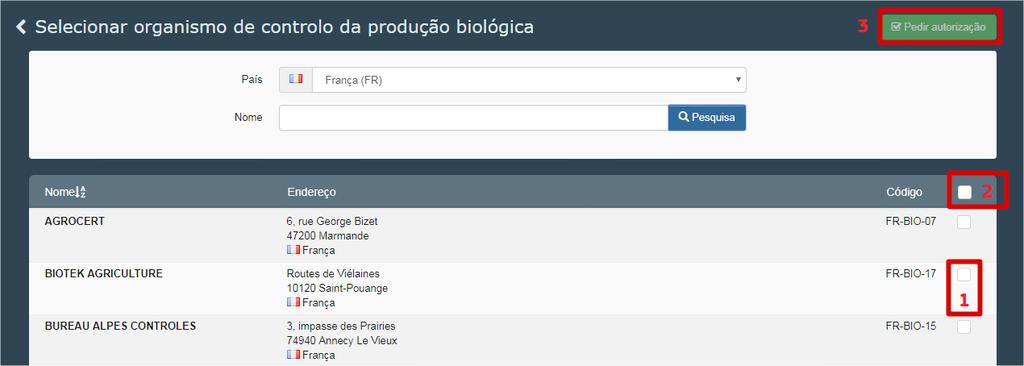 PCF: Posto de controlo fronteiriço [para certificados COI: assume a função de Autoridade que visa os certificados de produção biológica (EAOC)] ACC: Autoridade central competente [para certificados