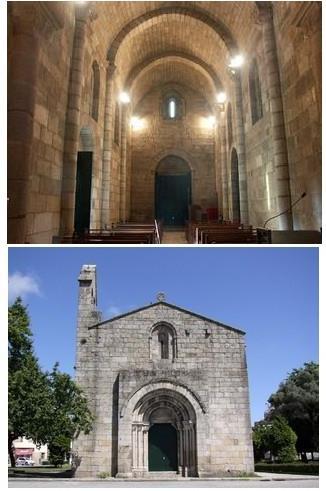 Interior e fachada da Igreja de S.