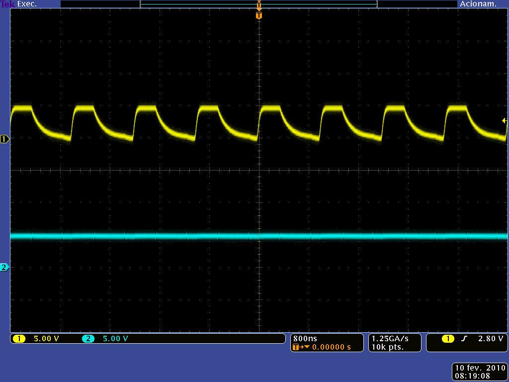 8.3.2 Bloco de Amosragem O sinal recuperado é usado em dois processos disinos. O primeiro é a aferição da ampliude máxima, que será usada para o cálculo das perdas eléricas.