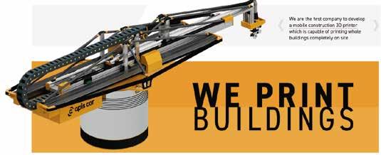 Construção por Impressão Automatizada A impressão 3D automatizada com tecnologia de robótica irá reduzir significativamente o custo e os tempos da construção comercial.