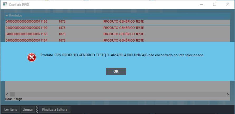 Conferência no andamento de ordem de corte por códigos de barras Em Produção\Andamento, selecione a opção Andamento por códigos de barras.