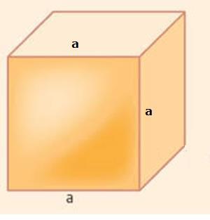 A figura ao lado mostra um reservatório de água na forma de um cubo.