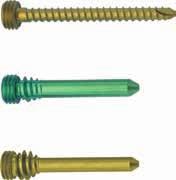 TÉCNICA CIRÚRGICA 3 Parafusos de bloqueio PARAFUSO DE BLOQUEIO PADRÃO DE TITÂNIO Diâmetro da rosca de 6.0 mm Diâmetro da haste de 4.0 mm Ø 6.0 mm Ø 4.