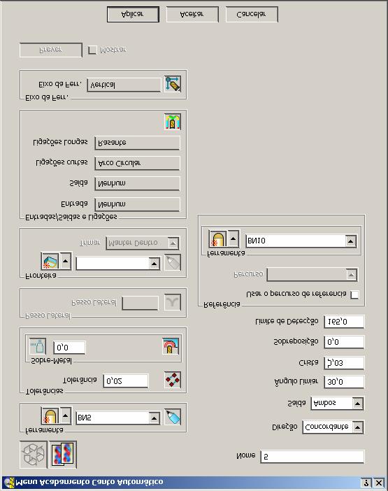 6. Acabamento de Cantos PowerMILL Acabamento de Cantos Automático No menu Estratégias de Percurso, selecione Acabamento de Cantos Automático. Altere a Saída para Ambos.