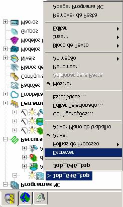10. Programas NC PowerMILL Clique com o botão direito no Programa NC - Ativo no explorer e selecione Escrever para criar o arquivo Programa NC no disco (Nota: se bem sucedido, o ícone torna-se verde