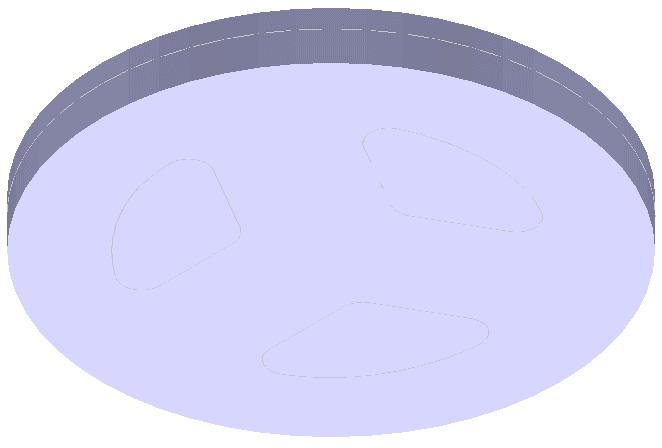 4. Acabamento Raster, Radial, Espiral e Padrão PowerMILL Antes que a estratégia de acabamento por Padrão seja criada, uma estratégia preliminar de Desbaste é necessária para remover o excesso de