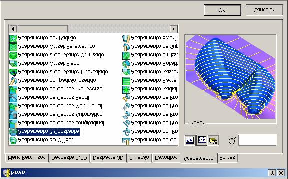 5. 3D Offset e Z Constante PowerMILL Usinagem Z Constante A Usinagem Z Constante projeta cada caminho da ferramenta horizontalmente sobre o componente a partir de alturas fixas determinadas pelo