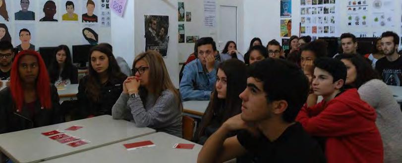 Sessão na Escola Técnica e