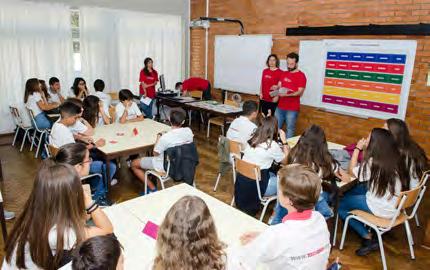 CAIXA 4 Atividades na Escola EB 2,3 de Fernando Pessoa Espaço Orçamento No espaço Orçamento, os alunos participaram em