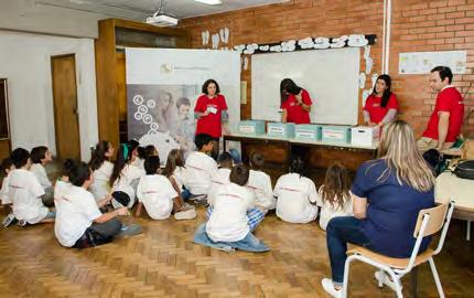 O Banco de Portugal dinamizou quatro atividades com os alunos que visitaram o espaço orçamento: Arrumar para ganhar