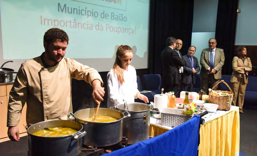 Município de Baião ShowCooking de Cozinha Económica e Saudável, com a participação do Chef António Queiroz Pinto.