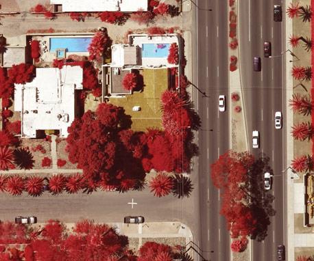 Color-infrared aerial