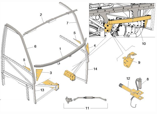 B001 - Conjunto Estrutura Dianteira B001 - Conjunto Estructura Delantera B001 - Front Structure Assembly 01 10283951 CONJUNTO CAVERNA INFERIOR PARA-BRISA CONJUNTO ESTRUCTURA INFERIOR DEL PARABRISAS