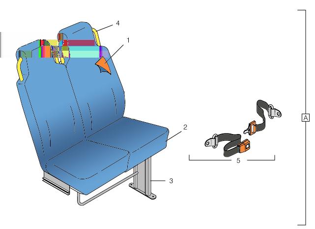 G250 - Componentes da Poltrona - Urbana G250 - Componentes del Asientos - Urbano G250 - Seating Components - Urban A 165-MIG250A CONJUNTO DE POLTRONA FORNECIDO SOB CONSULTA SILLA DEL CONDUCTOR