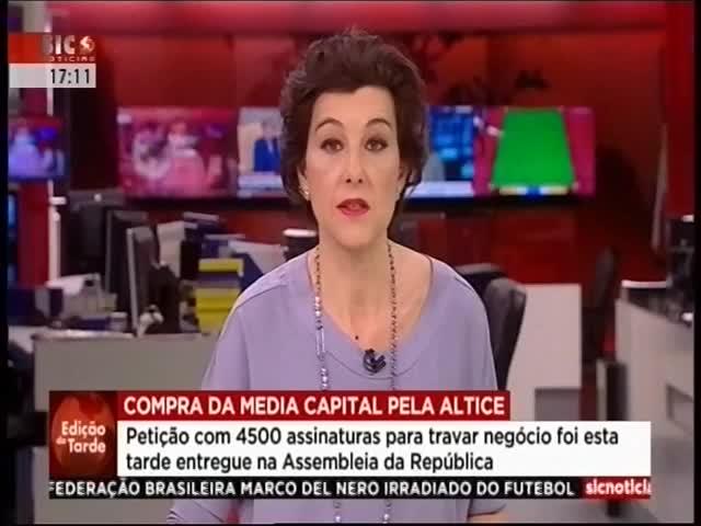 A20 SIC Notícias Duração: 00:01:14 OCS: SIC Notícias - Edição da Tarde ID: 74726531