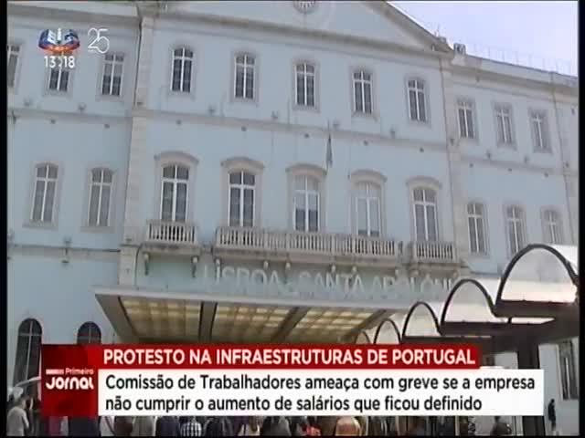 Infraestruturas de Portugal ameaçam entrar em greve