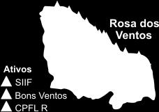 Descrição dos Ativos Aquisição de Rosa dos Ventos Em 18 de junho de 2013 firmamos um contrato de compra de 100% das Ações do Projeto Rosa dos Ventos com 13,7 MW de capacidade