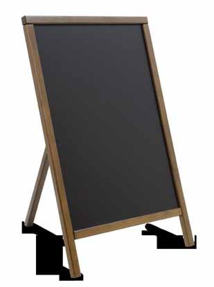 Chalkboard without Feet Doppelseitige Aufstell-Tafel mit