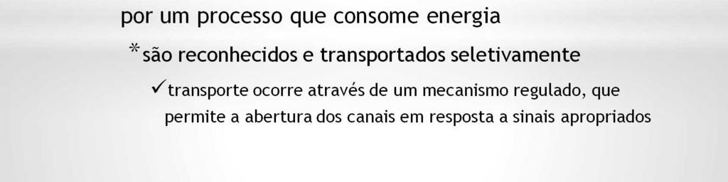 Dois mecanismos diferentes são utilizados no trânsito de moléculas através dos complexos de poro. Moléculas com até 9 nm de diâmetro atravessam rapidamente o complexo de poro nos dois sentidos.