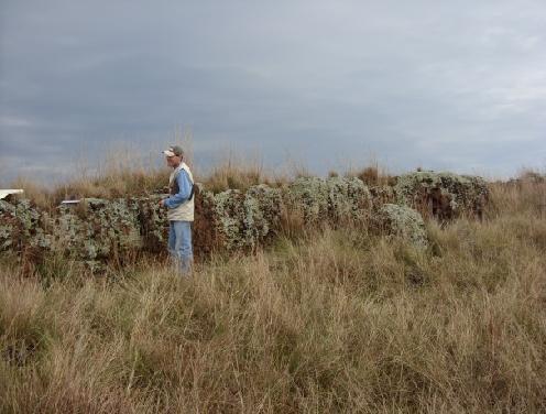 formas de relevo das colinas vulcânicas de topo plano.