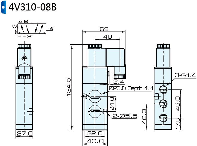 4V320-08B 4V320-10B MODELO 4V310-08B