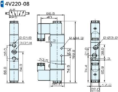 1/4" 1/8" 1/4" ESCAPE 1/8" 1/8" 1/8" 1/8" ÁREA EQUIVALENTE 14mm²