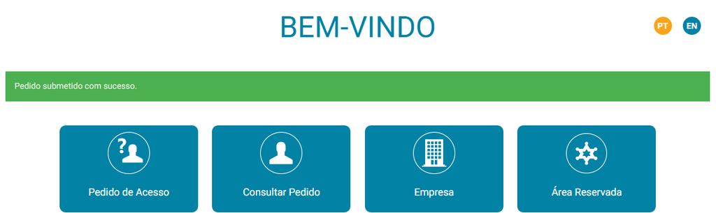 Este formulário encontra-se dividido em três secções: Empresa Deverão ser preenchidos os campos com dados referentes exclusivamente à empresa; Estes dados identificarão a empresa perante as