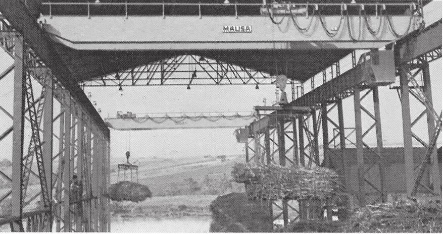 Figura 3.3 Fotografia de uma ponte rolante em operação.