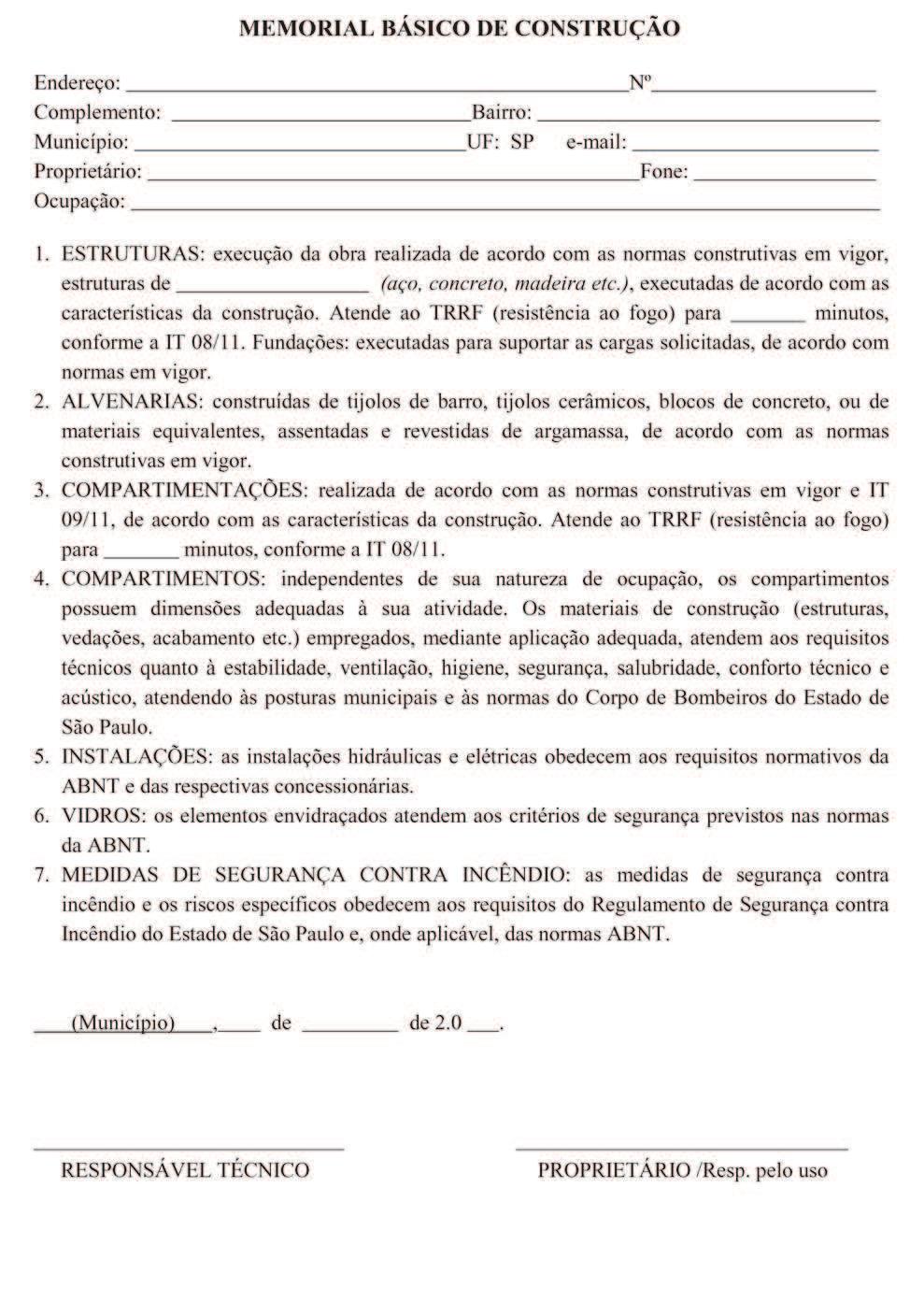 84 Regulamento de segurança contra incêndio das