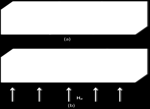 A forma e o tamanho dos domínios são determinados pela condição de menor energia, devido a isso as paredes de Bloch não são bruscas, se não as diferentes orientações teria uma energia de interação