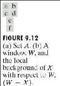 HitAndMiss ( A = ( A B ) ( A B2 ) A = imagem B,B2 são elementos