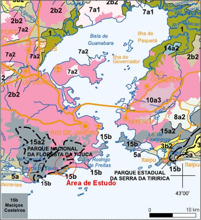 43 Figura 3.3 Mapa Geoambiental. 3.4. Geomorfológico O Escudo Atlântico ou Cinturão Orogênico do Atlântico, ou Cinturão de Cisalhamento do Atlântico, representa uma das importantes feições