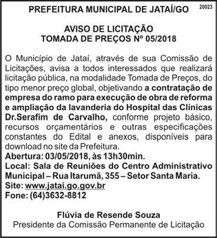 DIÁRIO DO ESTADO Goiás, Tocantins e DF, 13 de Abril de 2018 classificados 7 JD.