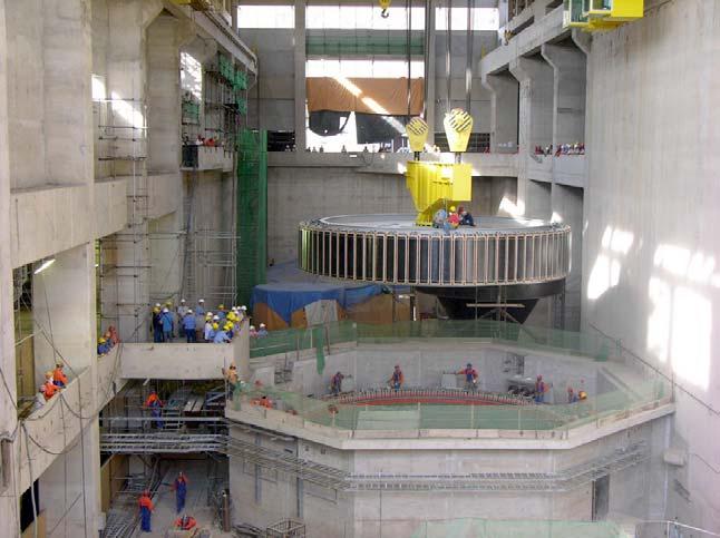 Projeto em Construção I: São Salvador No 3T06, foi iniciada a construção da Usina Hidrelétrica São