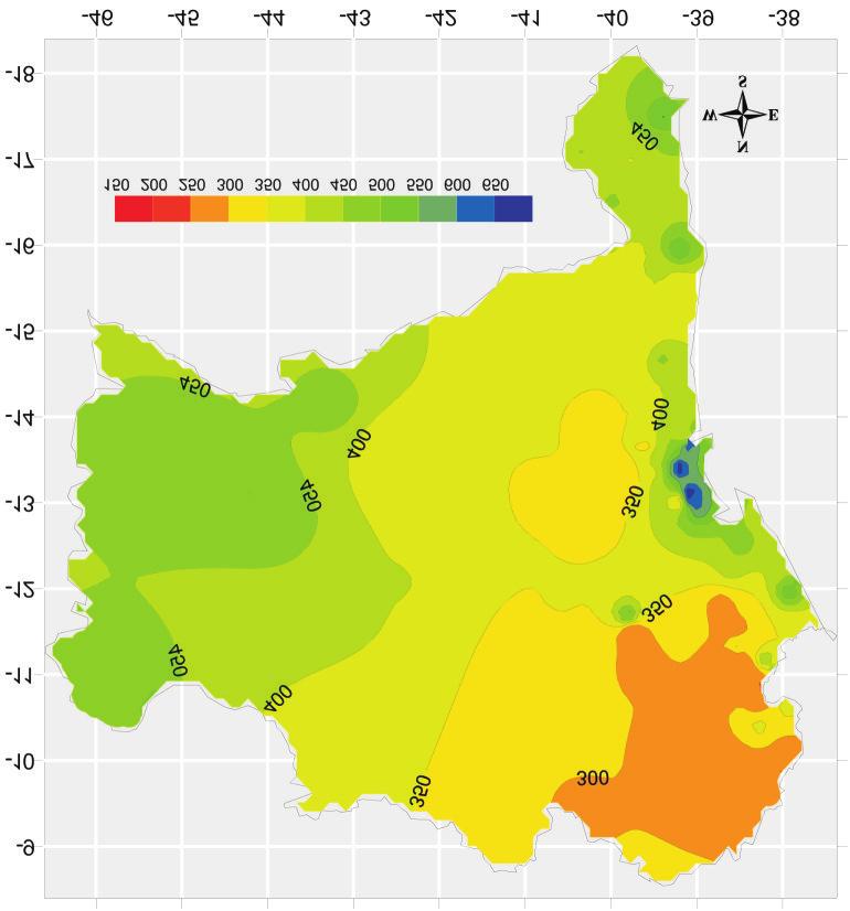 19 Zoneamento de Riscos Climáticos da Cultura da Mamona no Estado da Bahia,... Fig. 6.