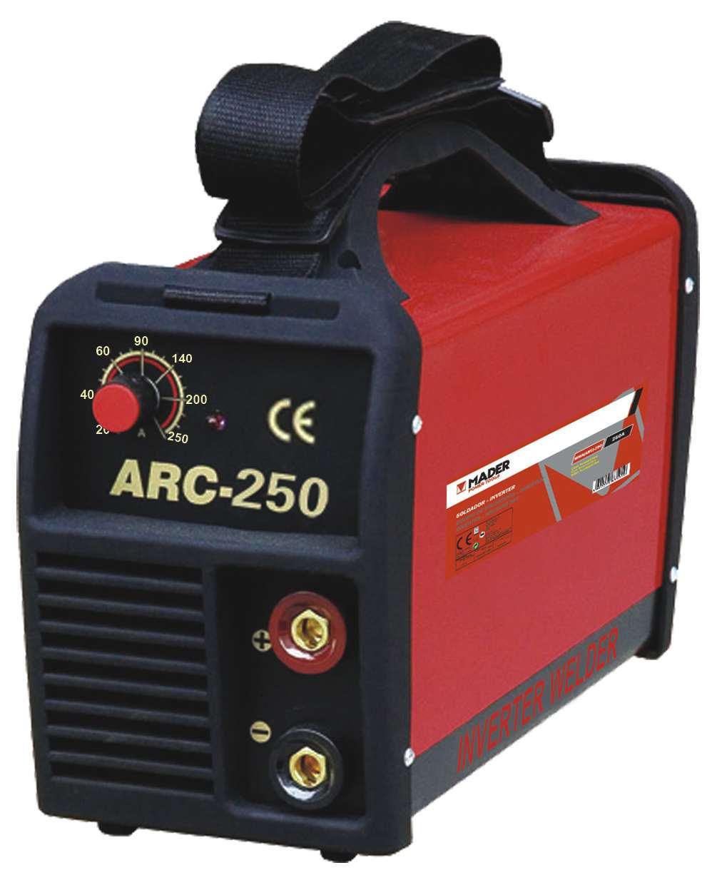 Soldador Inverter Equipo de Soldadura Inverter Inverter Welding Machine MMA(ARC)-200 200A. Corrente/ Corriente/Current: 20-200A. Voltagem/ Voltaje/Voltage: 28V.