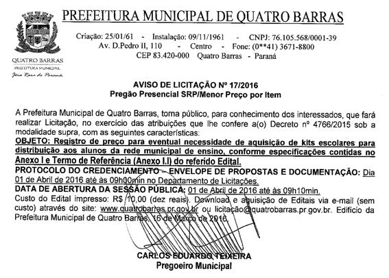 bens imóveis situados no Município de Piraquara, para inscrição no Livro do Tombo Municipal.